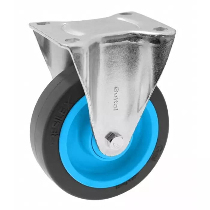 Guitel Hervieu Fixed Castor Wheel 250 Kg Capacity 125 mm Wheel, 373552