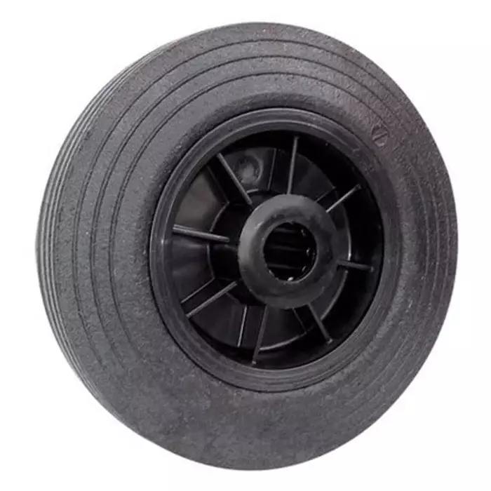 Guitel Hervieu Black Rubber Trolley Wheel 175 Kg, 1801020