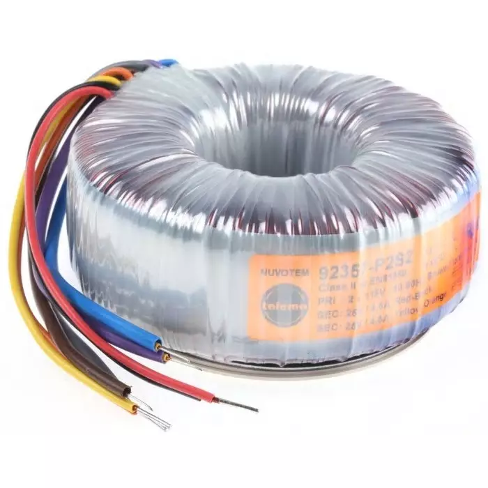 Nuvotem Talema Toroidal Transformer 115 V AC 230 V AC 2 x 25V AC 225VA 2 Output, 92429-P2S2