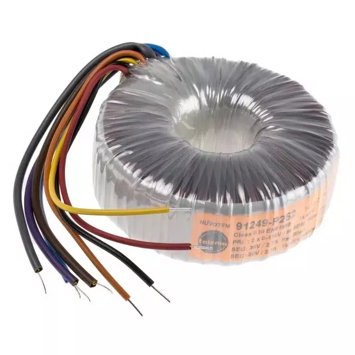 Nuvotem Talema Toroidal Transformer 115 V AC 230 V AC 2 x 30V AC 160VA 2 Output, 91962-P2S2