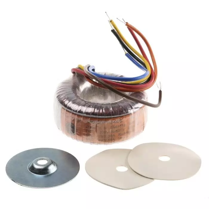 Nuvotem Talema Toroidal Transformer 230V AC 2 x 6V AC 30VA 2 Output, 0030P1-2-006