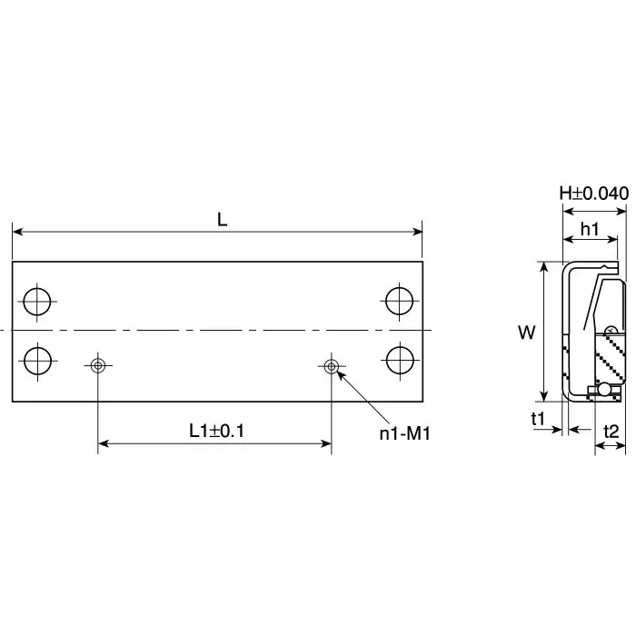 IKO Stainless Steel Linear Slides 38 mm Stroke Length, BSP1045SL