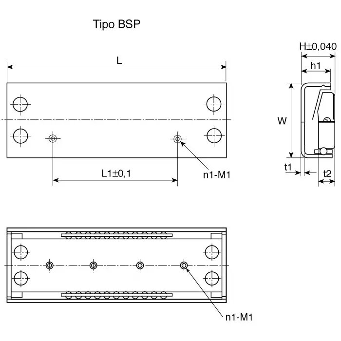 IKO Stainless Steel Linear Slides 38 mm Stroke Length, BSP1045SL