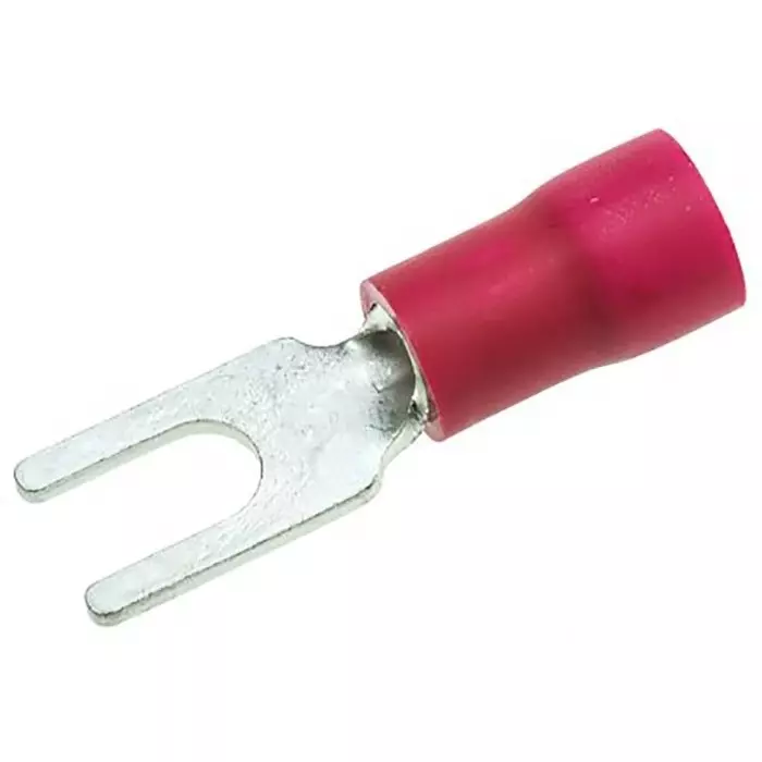 JST (JAPAN SOLDERLESS TERMINALS) R Insulated Ring Terminal 4mm Stud Size 0.25mm² to 1.65mm² Wire Size Red, N1.25-4A (Pack of 500 Pcs)