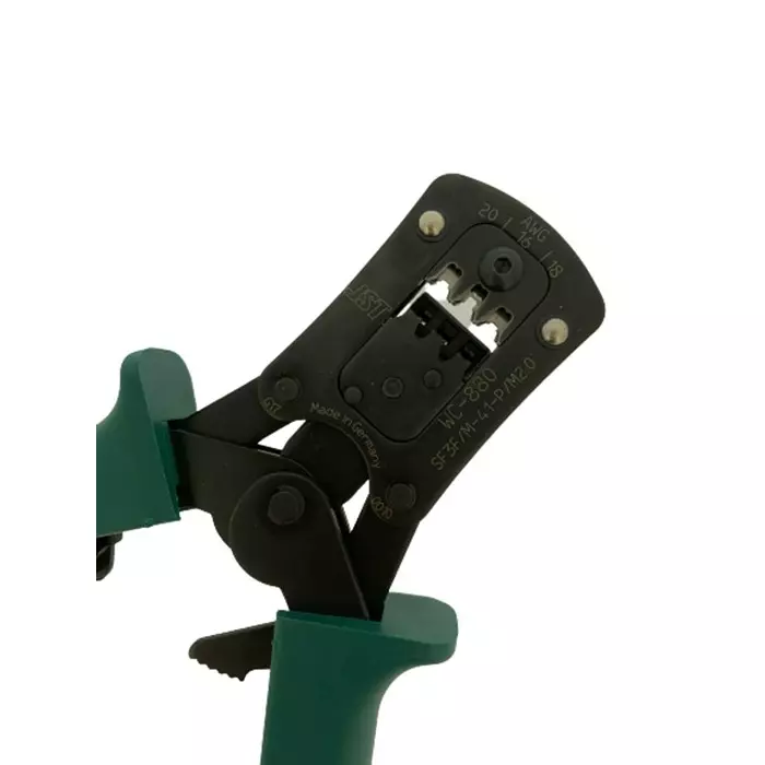 JST (JAPAN SOLDERLESS TERMINALS) Hand Ratcheting Crimp Tool for SF3F Contacts SF3M Contacts 0.5mm² Wire, WC-880