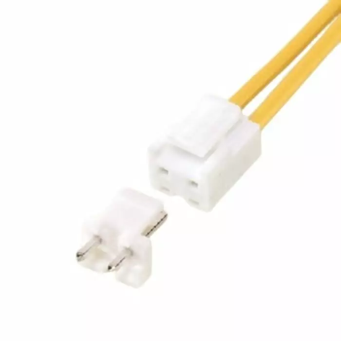 JST (JAPAN SOLDERLESS TERMINALS) NV Connector Housing 5mm Pitch 2 Way 1 Row, NVR-02 (Pack of 50 Pcs)