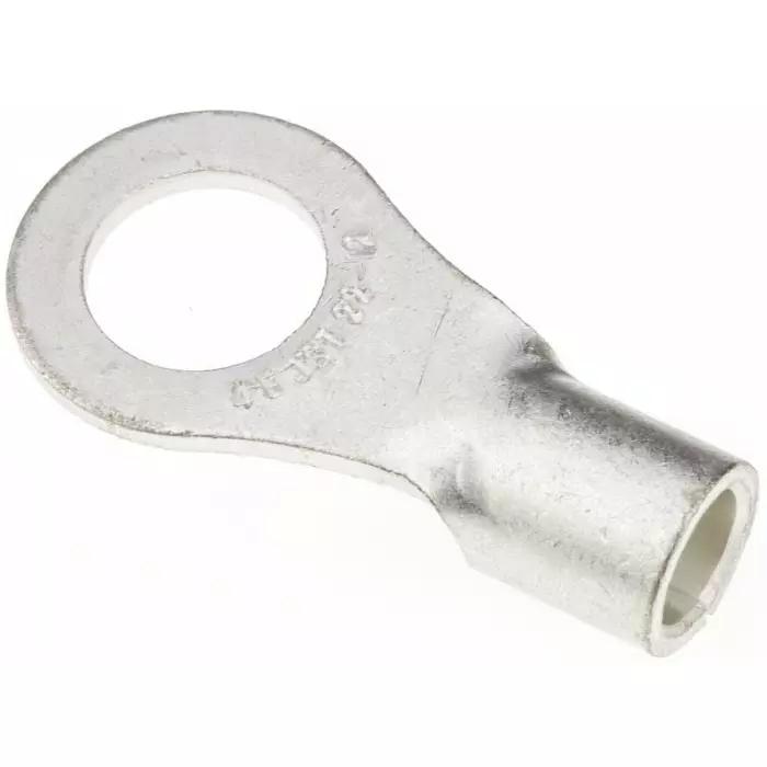 JST (JAPAN SOLDERLESS TERMINALS) R Uninsulated Ring Terminal 12mm Stud Size 16.78mm² to 26.66mm² Wire Size, 22-12 (Pack of 10 Pcs)
