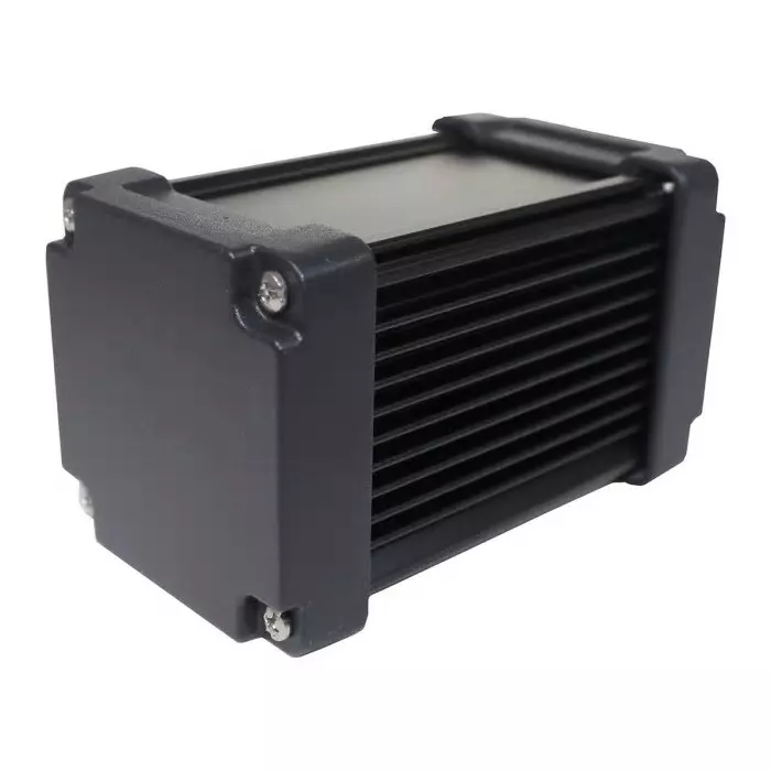 Takachi Electric Industrial AWN Black Aluminium Heat Sink Case 110x65.8x65.8 mm, AWN7-7-11EBB