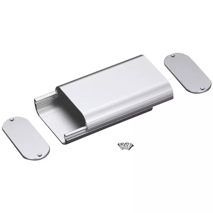 Takachi Electric Industrial Silver Aluminium Handheld Enclosure 94x82x24 mm, MXA2-8-9SSP
