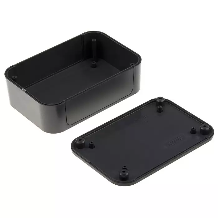 Takachi Electric Industrial PF Series Grey ABS Enclosure IP40 Grey Lid 67x100x22.5 mm, PF10-2-7D