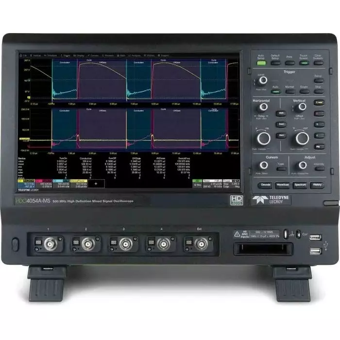 Teledyne LeCroy Bench Oscilloscope 500 MHz 4 Analogue Channels 16 Digital Channels - UKAS, HDO4054A-MS