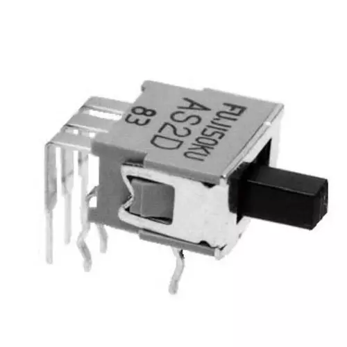 NIDEC COPAL ELECTRONICS GMBH PCB Slide Switch SPDT On-Off -On 0.4 VA Slide, AS1E-5M-10-Z