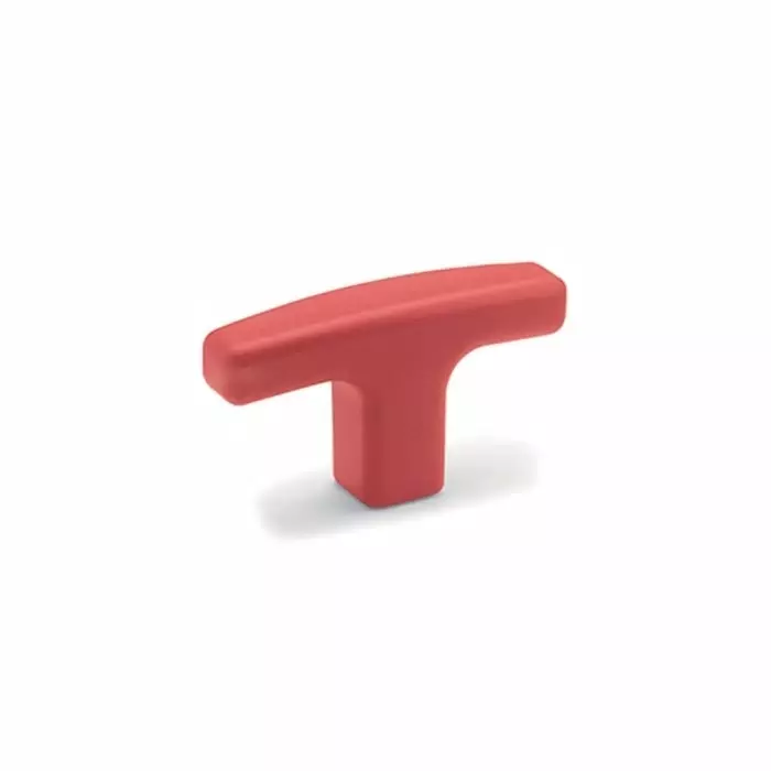 Elesa Matt Red PA Handle 28 mm Height 13 mm Width 41 mm Length, L.652/40 B-M5-C6 (Pack of 5 Pcs)