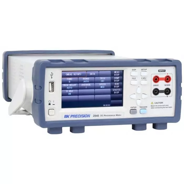 BK Precision Ohmmeter 20000 Ω Max 1 μΩ Resolution 4 Wire, BK2840
