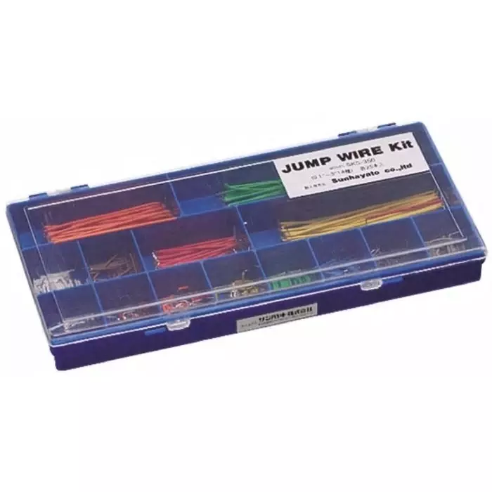 Sunhayato Insulated (PVC), UnSunhayato Insulated (2.54 mm) Phosphor Bronze Breadboard Jumper Wire Kit in Blue & Brown, SKS-350