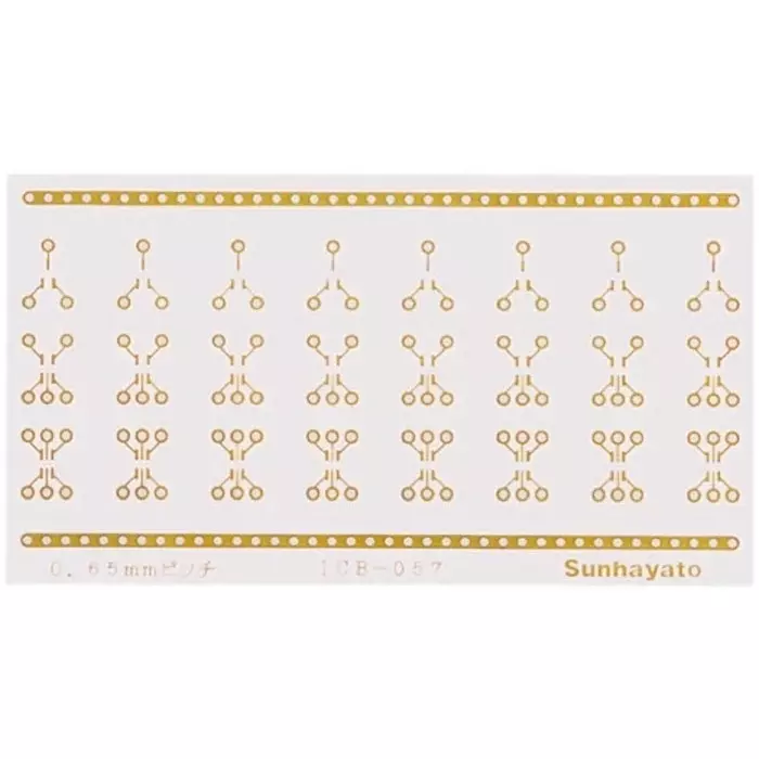 Sunhayato Single Sided Extender Board Seal Substrate FR4 100 x 55 x 0.1mm, ICB-057