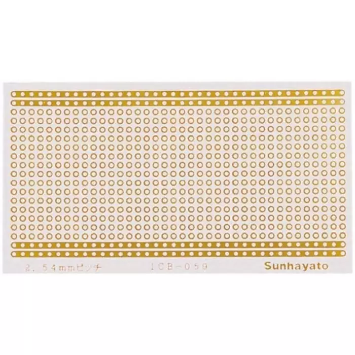 Sunhayato Single Sided Extender Board Universal Board FR4 100 x 55 x 0.1mm, ICB-059