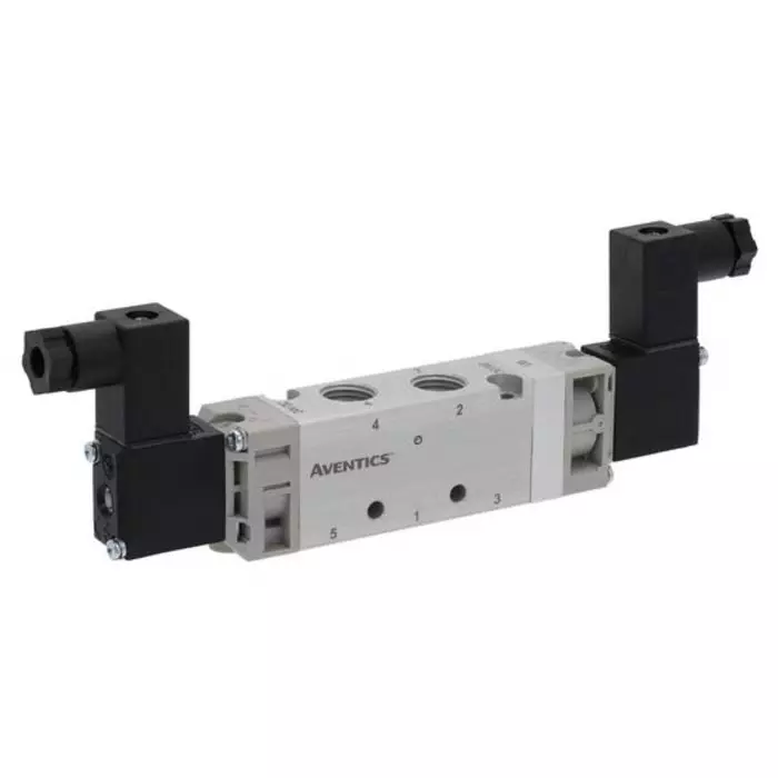 EMERSON - ASCO 5/3 W3 Pneumatic Solenoid Valve - Pilot/Pilot G 1/4 521 Series 230V ac, 52100089