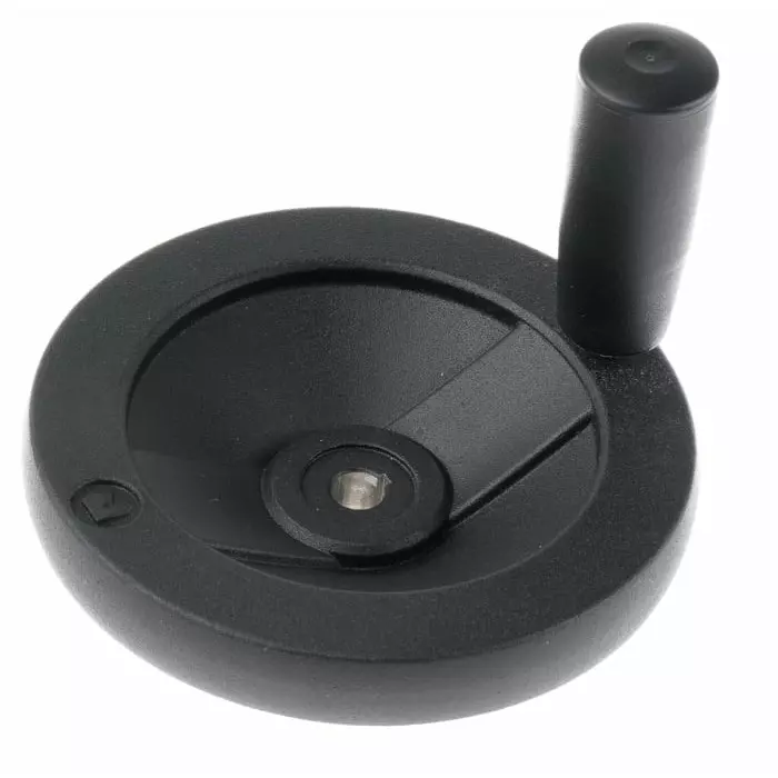Rose+Krieger Black Die Cast Aluminium Hand Wheel 100 mm Diameter, 90913