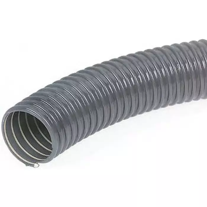 Merlett Plastics Grey PVC Flexible Ducting 5 m 100 mm ID, 91100210092005