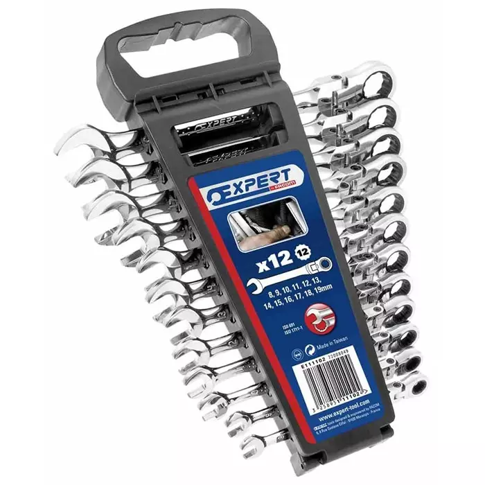 Expert by Facom Spanner Set 8-19 mm, E111102 (Pack of 12 Pcs)