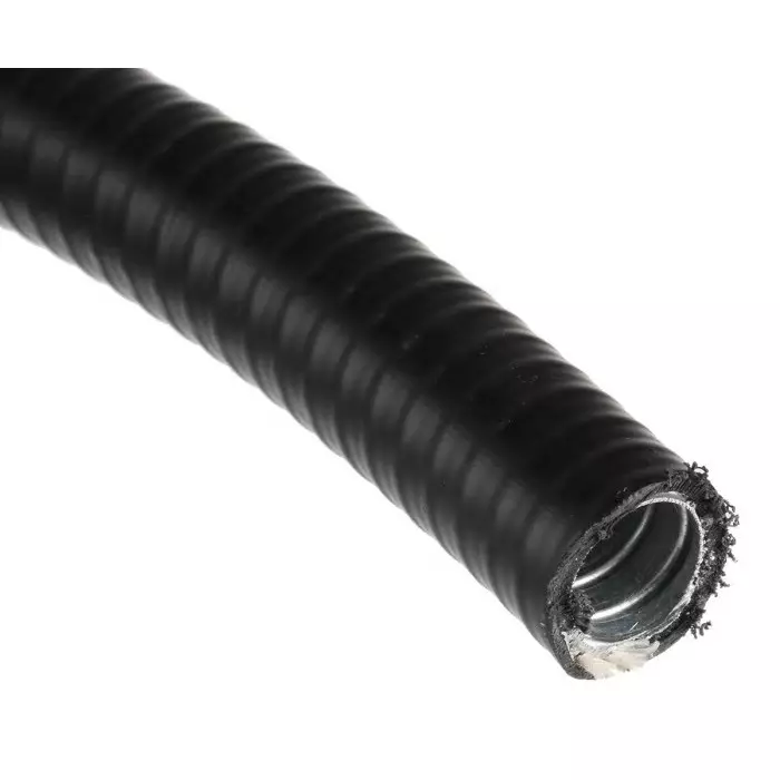 Adaptaflex Flexible Liquid Tight Conduit 16mm Nominal Diameter Galvanised Steel Black, 7TCA296030R0076SPL16/10M