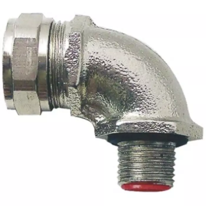 Adaptaflex Straight Conduit Fitting 16mm Nominal Size M16 Nickel Plated Brass Silver, 1621-400S (Pack of 10 Pcs)