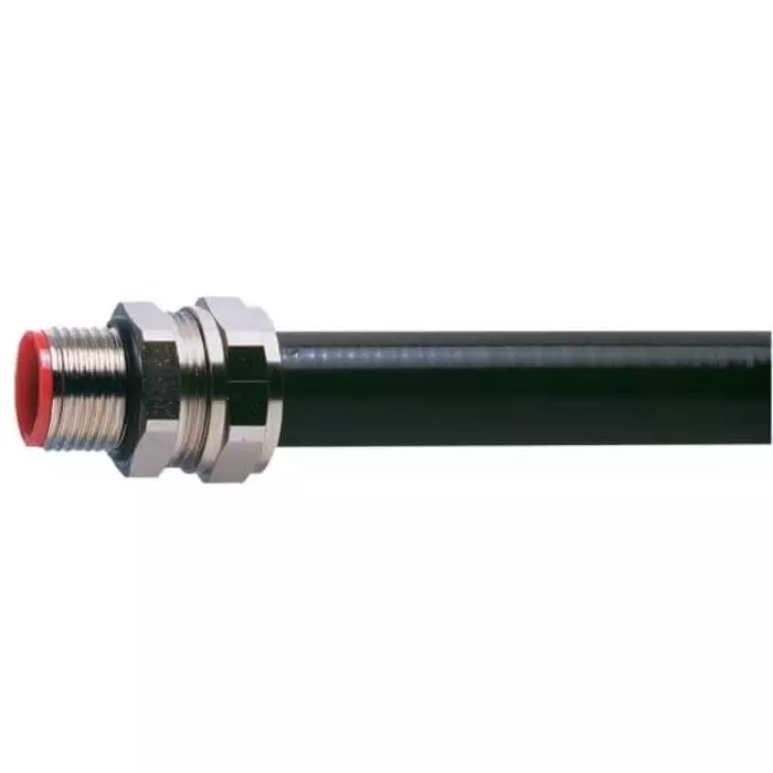 Adaptaflex Straight Male Conduit Fitting 20mm Nominal Size M20 Brass Silver, 7TCA296030R0163SPL20/M20/M (Pack of 10 Pcs)