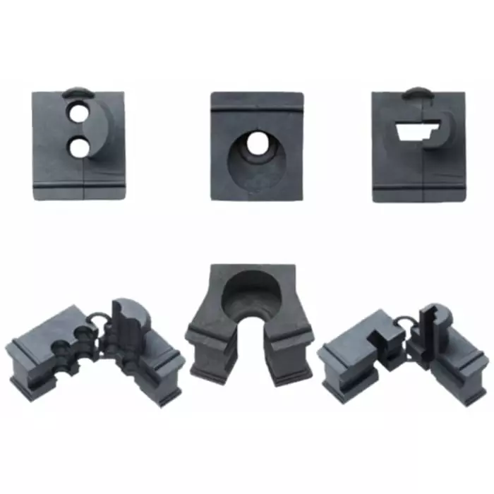 Murrelektronik Limited Black Cable Clamp for Use with Cables, 4000-70503-0001010 (Pack of 10 Pcs)