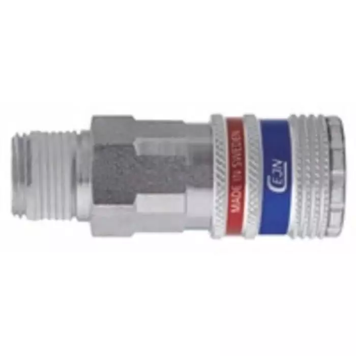CEJN Pneumatic Quick Connect Coupling Brass & Steel Male R 1/2 Male Threaded, 103002155