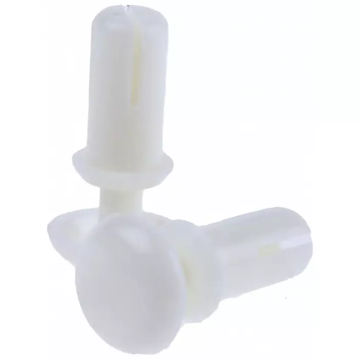 ESSENTRA COMPONENTS Nylon Snap Rivet 3.5 mm, White