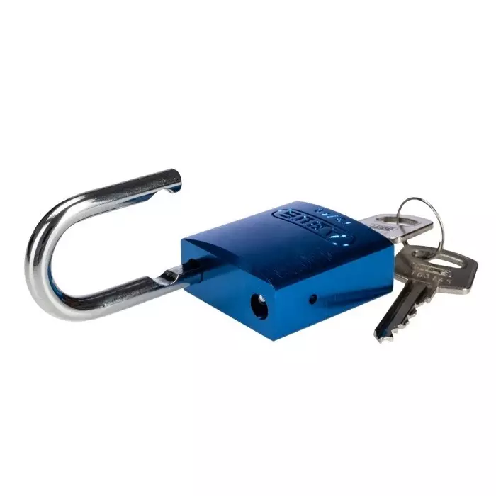 ABUS Key Weatherproof Aluminium Padlock Keyed Alike 6 mm Shackle 38.5 mm Body, 45122