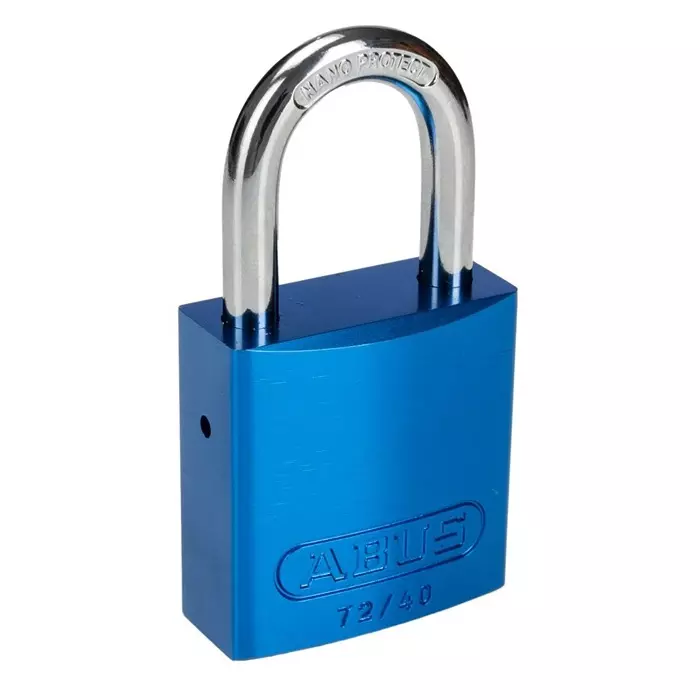 ABUS Key Weatherproof Aluminium Padlock Keyed Alike 6 mm Shackle 38.5 mm Body, 45122