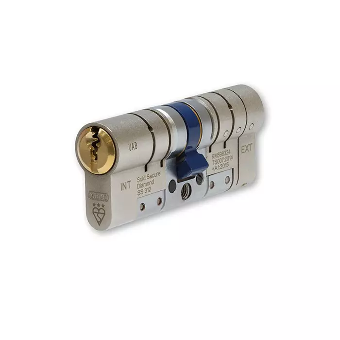 ABUS Euro Cylinder Lock Brass 40/35 mm (75 mm), 91337