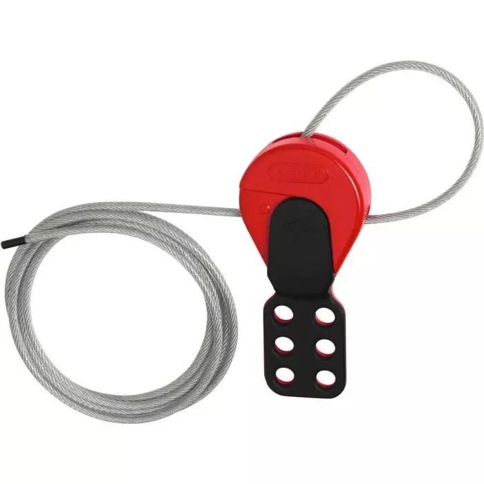 ABUS 6-Lock Plastic Ball Valve Lockout, 87152