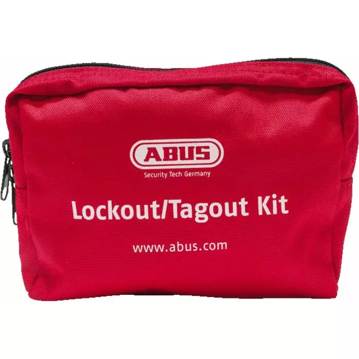 ABUS Red Polyester Lockout Bag, SL BAG 120