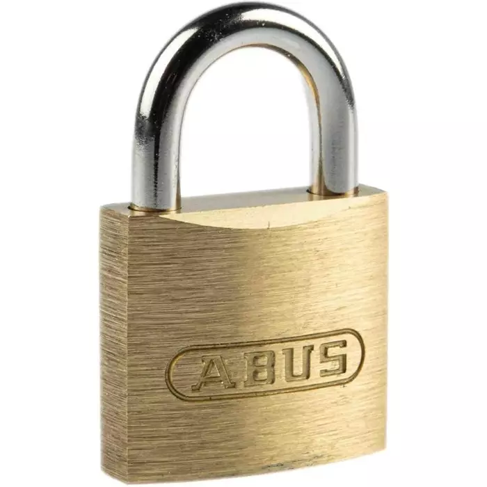 ABUS Key Weatherproof Brass Padlock 6 mm Shackle 29 mm Body, 713/30 C
