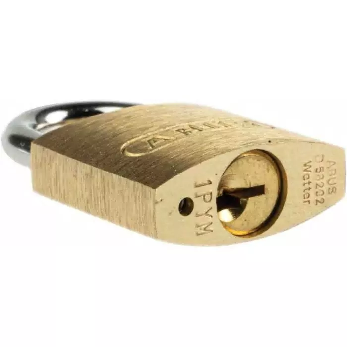 ABUS Key Weatherproof Brass Padlock 6 mm Shackle 29 mm Body, 713/30 C