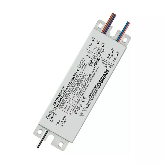 OSRAM LEDVANCE Dimmable LED Driver 20-55V Output 50W Output 1.25A Output Constant Current Dimmable, OT-50/120-277/1A2-2DIMLT2-P