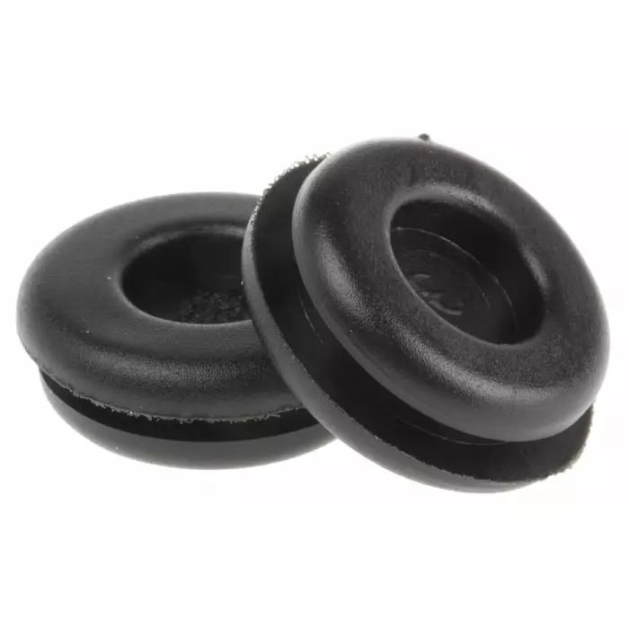 SES Sterling DG Series Cable Grommet Black PVC 15 mm, 1330351010