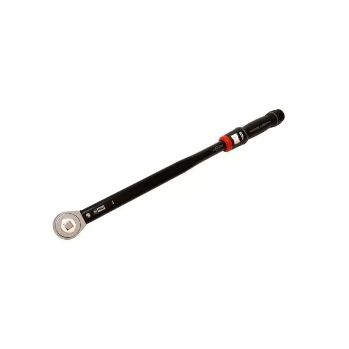 RS PRO Click Torque Wrench 60-300 Nm 1/2 inch Square Drive, Black