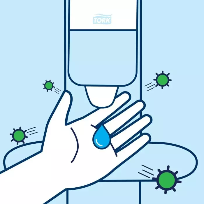 Tork Hand Sanitiser Station 1.677m x 459mm x 195mm, 511055