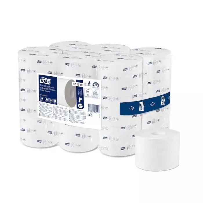 Tork Toilet Roll White 3-Ply 550 Sheets, 472650