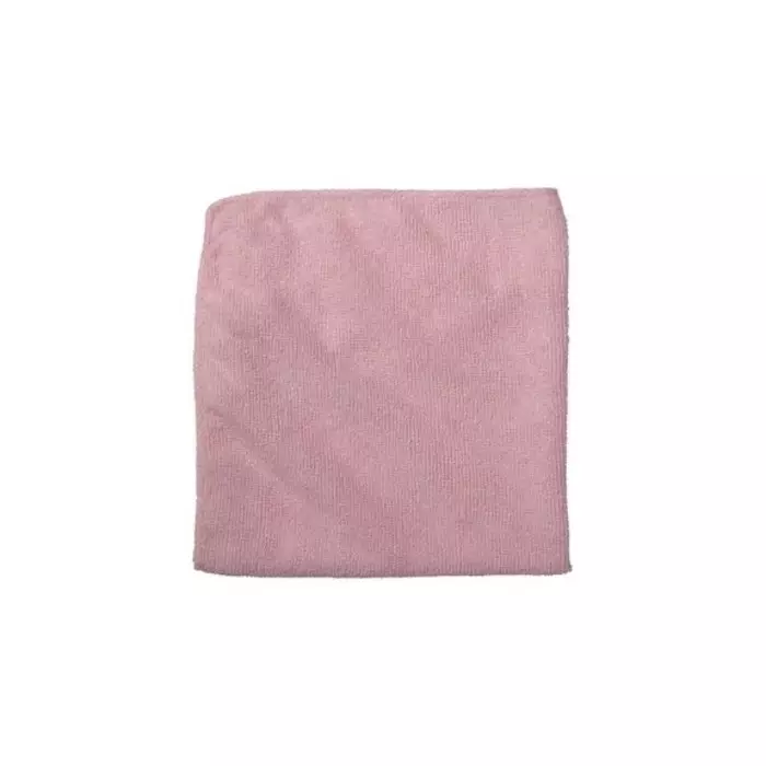 RUBBERMAID Microfiber Cloth Light Duty Red for Wet/Dry, 1820581