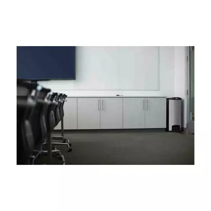 RUBBERMAID Legacy Step-On 68L White Pedal Plastic Waste Bin, FG614500WHT
