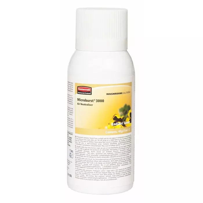 RUBBERMAID Aerosol Air Freshener 75 ml for Use With Microburst 3000 LumeCel Dispenser, R0260040