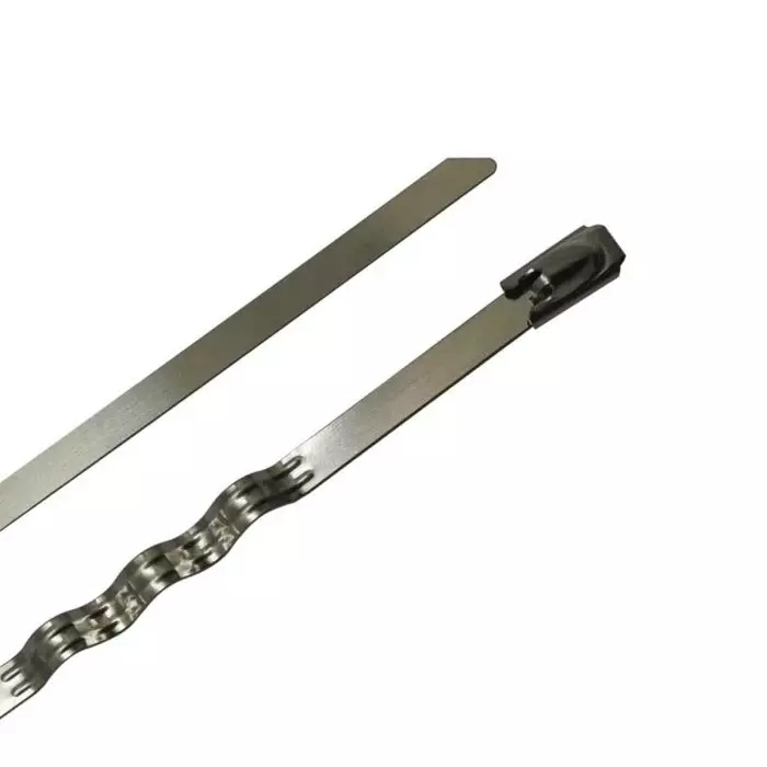 RS PRO Cable Tie Zig Zag 520x4.6 mm 316 Stainless Steel