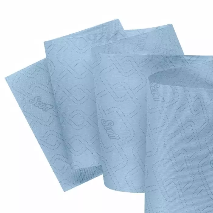 Kimberly-Clark Scott Rolled Blue Paper Towel 198mm 760 Sheets, 6696