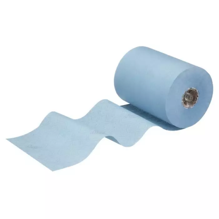 Kimberly-Clark Scott Rolled Blue Paper Towel 198mm 760 Sheets, 6696