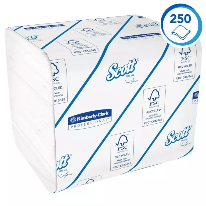 Kimberly-Clark Toilet Roll White 2-Ply 9000 Sheets, 8042